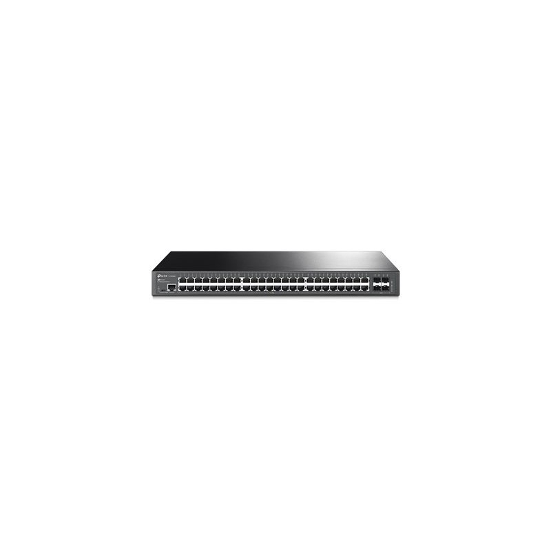 TP-Link JetStream TL-SG3452 V1.6 - Přepínač - řízený - 48 x 10/100/1000Base-T + 4 x gigabitů SFP - Lze montovat do rozvaděče
