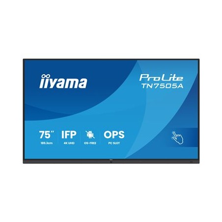 75" iiyama TN7505A-B1AG:IPS,4K,no Android