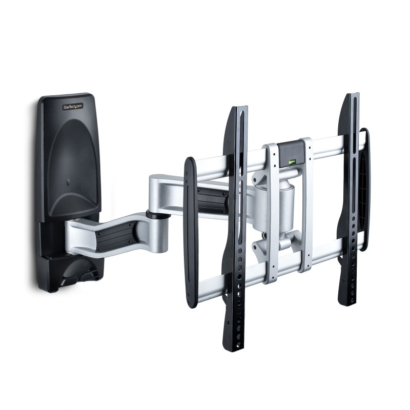 StarTech.com Articulating TV Wall Mount, VESA Wall Mount Supports 65 inch/99lb/Flat/Curved TVs, Retractable Low Profile Wall
