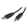 StarTech.com 3m USB 2.0 A to B Cable M/M - Kabel USB - USB (M) do USB typ B (M) - USB 2.0 - 3 m - černá