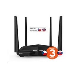 Tenda AC10 Wireless AC1200 Dual Band Router, 1x gigabit WAN, 3x gigabit LAN