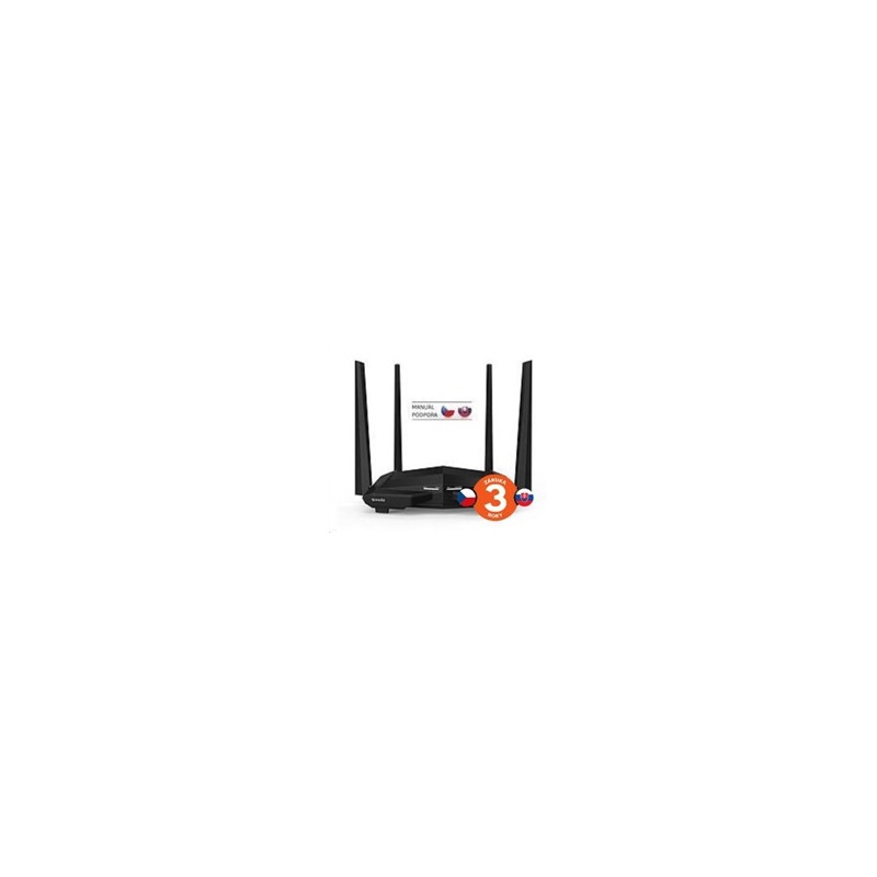 Tenda AC10 Wireless AC1200 Dual Band Router, 1x gigabit WAN, 3x gigabit LAN