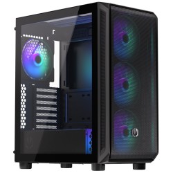 ENDORFY Case Arx 500 ARGB, Průhledná bočnice, ATX, 4x140mm ARGB Fan, černá