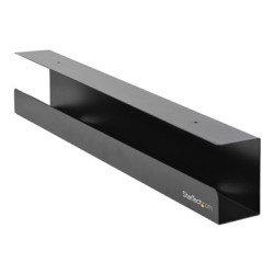 StarTech.com Under Desk Cable Management Tray, Cable Tray Organizer for Office/Standing Desk, Desk or Table Mount