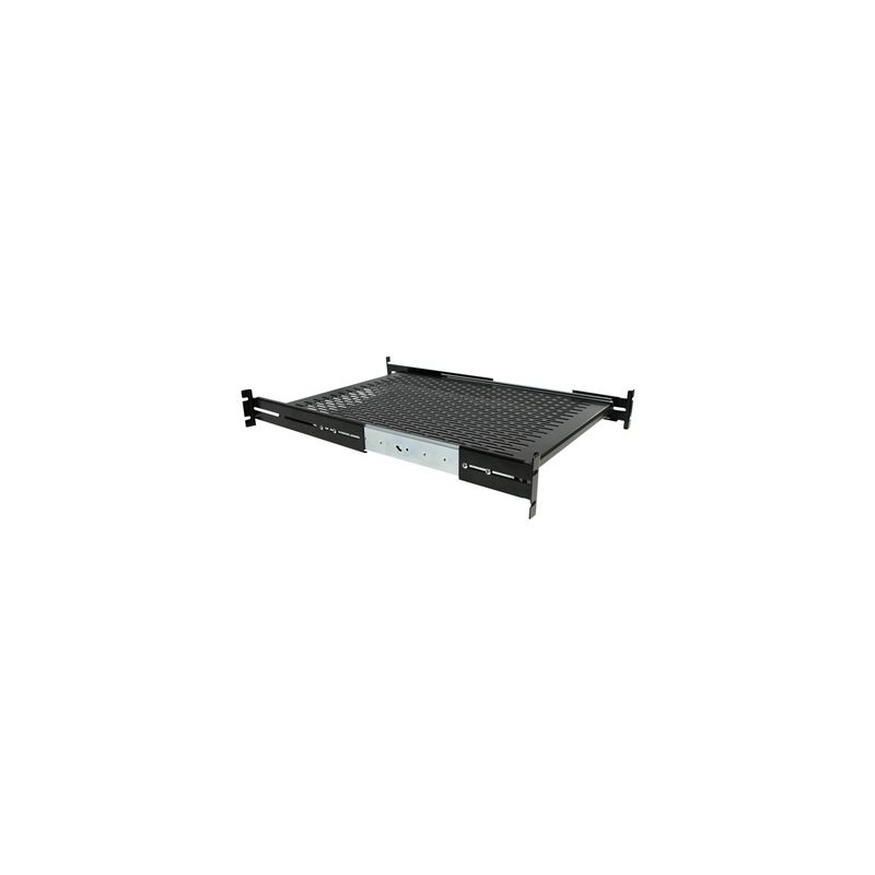 StarTech.com Server Rack Shelf - 2U - 20 to 30in Adjustable Mounting Depth - Vented - Server Rack Cabinet Shelf - 24in Deep