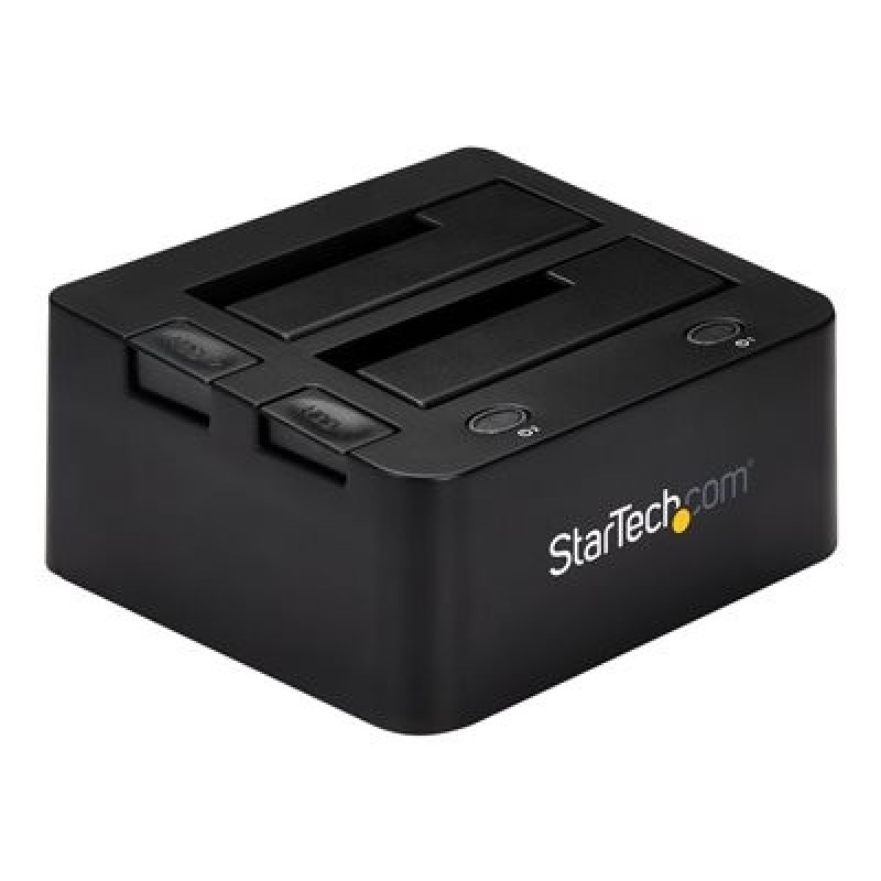 StarTech.com Dual-Bay USB 3.0 to SATA and IDE Hard Drive Docking Station, USB Hard Drive Dock, External 2.53.5 SATA III and IDE