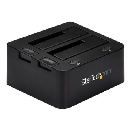 StarTech.com Dual-Bay USB 3.0 to SATA and IDE Hard Drive Docking Station, USB Hard Drive Dock, External 2.53.5 SATA III and IDE