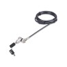 StarTech.com Universal Laptop Lock 6.6ft (2m), Security Cable For Notebook Compatible With Noble Wedge/Nano/K-Slot Keyless