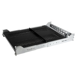 StarTech.com 2U Vented Sliding Server Rack Shelf w/ Cable Management Arm - 27.7 to 31.6in Adjustable Mounting Depth - 50lb