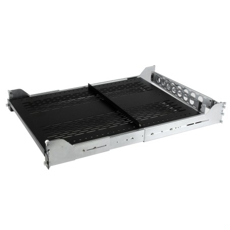 StarTech.com 2U Vented Sliding Server Rack Shelf w/ Cable Management Arm - 27.7 to 31.6in Adjustable Mounting Depth - 50lb