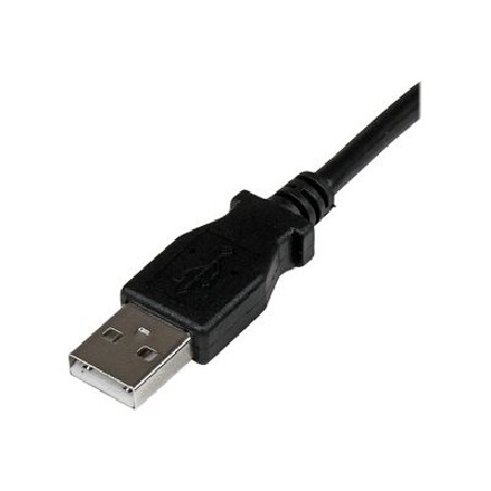 StarTech.com 2m USB 2.0 A to Right Angle B Cable Cord - 2 m USB Printer Cable - Right Angle USB B Cable - 1x USB A (M), 1x USB