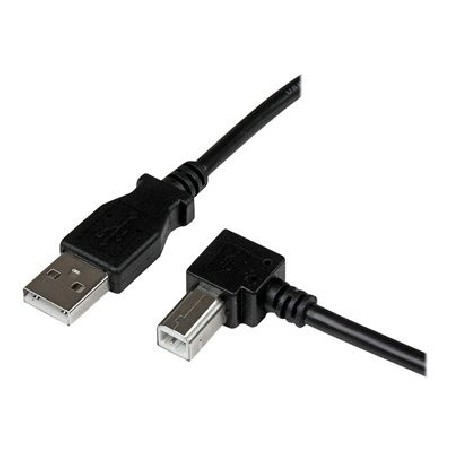 StarTech.com 3m USB 2.0 A to Right Angle B Cable Cord - 3 m USB Printer Cable - Right Angle USB B Cable - 1x USB A (M), 1x USB