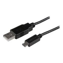 StarTech.com 15cm 6in Mobile Charge Sync USB to Slim Micro USB Cable for Phones & Tablets A to Micro B - M/M - Thin Micro USB