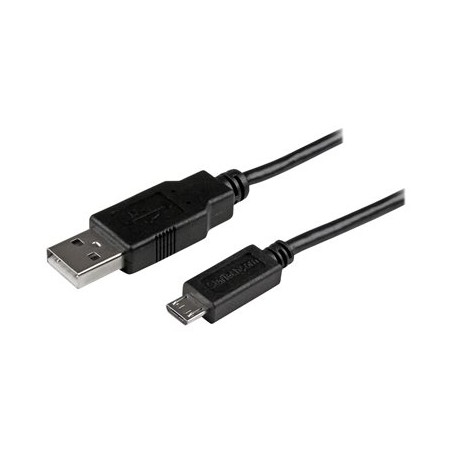 StarTech.com 15cm 6in Mobile Charge Sync USB to Slim Micro USB Cable for Phones & Tablets A to Micro B - M/M - Thin Micro USB