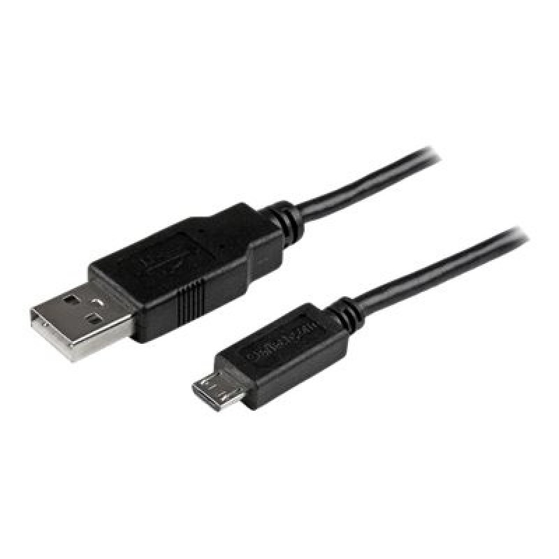 StarTech.com 3m 10 ft Long Micro-USB Charge-and-Sync Cable -M/M - USB to Micro USB Charging Cable - 24 AWG (USBAUB3MBK) - Kabel