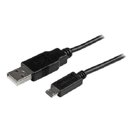 StarTech.com 3m 10 ft Long Micro-USB Charge-and-Sync Cable -M/M - USB to Micro USB Charging Cable - 24 AWG (USBAUB3MBK) - Kabel