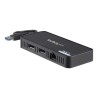 StarTech.com USB 3.0 Mini Dock, Dual Monitor USB-A Docking Station w/ DisplayPort 4K 60Hz Video & Gigabit Ethernet, 1ft (30cm)