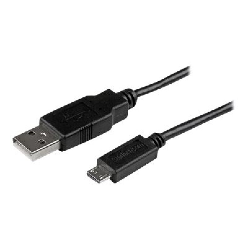 StarTech.com 2m Mobile Charge Sync USB to Slim Micro USB Cable M/M - Kabel USB - Micro USB typ B (M) do USB (M) - USB 2.0 - 2 m