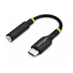 StarTech.com USB-C Audio Adapter to 3.5mm TRRS Jack, Headphone Aux Dongle - Adaptér USB-C/jack sluchátek - USB-C s piny (male)