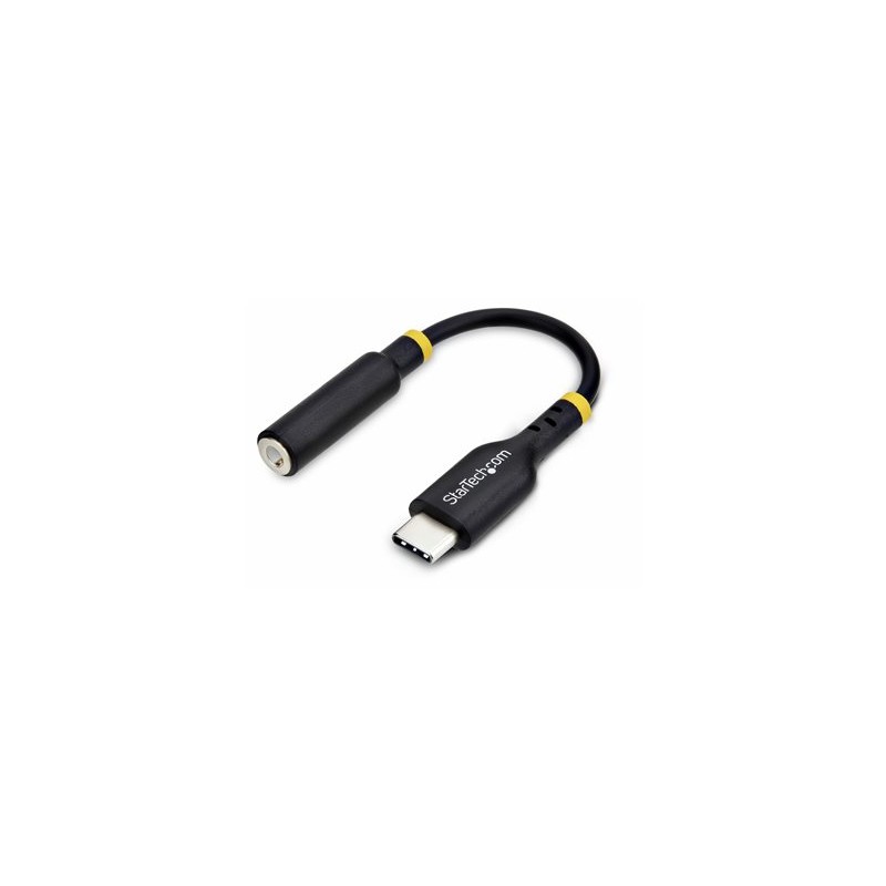 StarTech.com USB-C Audio Adapter to 3.5mm TRRS Jack, Headphone Aux Dongle - Adaptér USB-C/jack sluchátek - USB-C s piny (male)