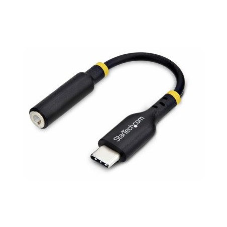 StarTech.com USB-C Audio Adapter to 3.5mm TRRS Jack, Headphone Aux Dongle - Adaptér USB-C/jack sluchátek - USB-C s piny (male)