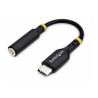 StarTech.com USB-C Audio Adapter to 3.5mm TRRS Jack, Headphone Aux Dongle - Adaptér USB-C/jack sluchátek - USB-C s piny (male)