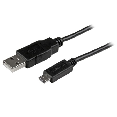 StarTech.com 0.5m Mobile Charge Sync USB to Slim Micro USB Cable M/M - Kabel USB - Micro USB typ B (M) do USB (M) - USB 2.0