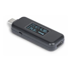 StarTech.com USB-C Power Tester, Bi-Directional Digital Voltage/Current - USB-C power tester - digital multimeter