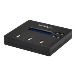 StarTech.com 1:2 Standalone USB Duplicator and Eraser - Memory Stick Cloner - USB 2.0 Flash Drive Copier / Thumb Eraser