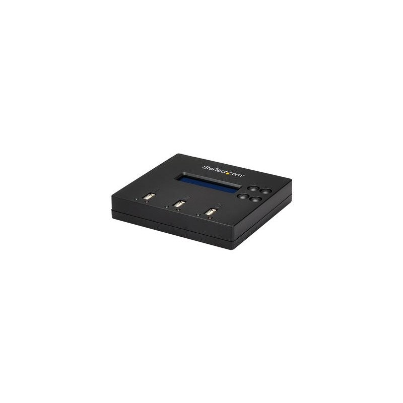StarTech.com 1:2 Standalone USB Duplicator and Eraser - Memory Stick Cloner - USB 2.0 Flash Drive Copier / Thumb Eraser