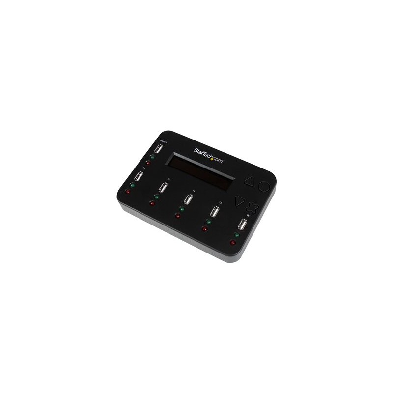 StarTech.com Standalone 1:5 USB Flash Drive Duplicator and Eraser - Flash Drive (USB 3.0/2.0/1.1) Copier - 2 Duplication Modes