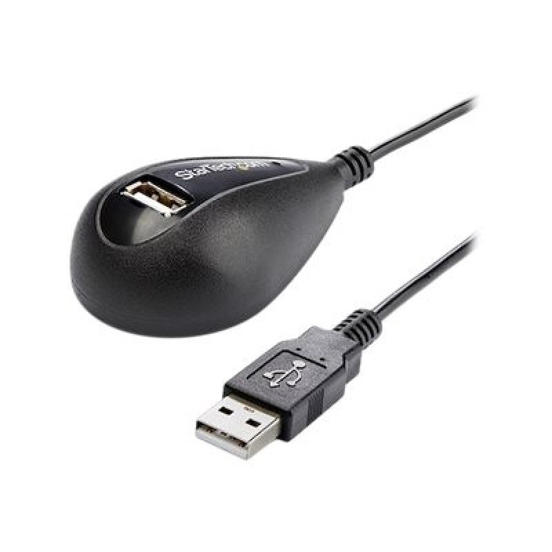StarTech.com 5ft Desktop USB Extension Cable - A Male to A Female - 5 ft USB A to A Extension Cable - 5ft USB 2.0 Extension