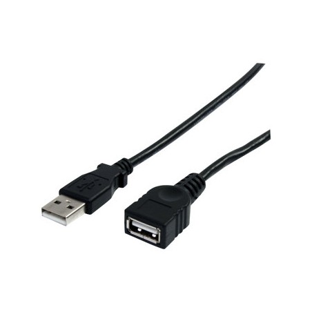 StarTech.com 6 ft Black USB 2.0 Extension Cable A to A - M/F - USB extension cable - USB (M) to USB (F) - USB 2.0 - 6 ft