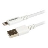 StarTech.com 3m (10ft) Long White AppleŽ 8-pin Lightning Connector to USB Cable for iPhone / iPod / iPad - Charge and Sync