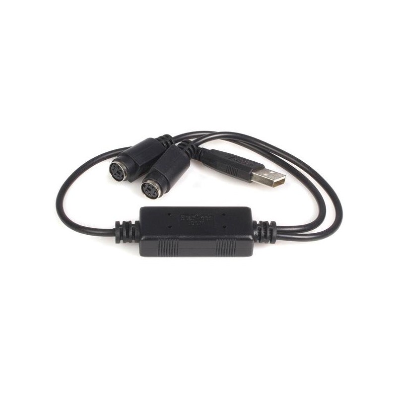 StarTech.com USB to PS/2 Adapter for Keyboard and Mouse - Keyboard / mouse adapter - USB - USBPS2PC - Adaptér klávesnice / myši