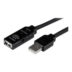 StarTech.com 15m USB 2.0 Active Extension Cable - M/F - 15 meter USB 2.0 Repeater Cable Cord - USB A Male to USB A Female - 15