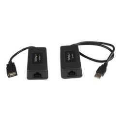 StarTech.com 1-Port USB 1.1 Extender - Up to 131 ft (40 m) over Cat5/Cat6 Extension - Up to 12 Mbps USB 1.1 Ethernet Extender