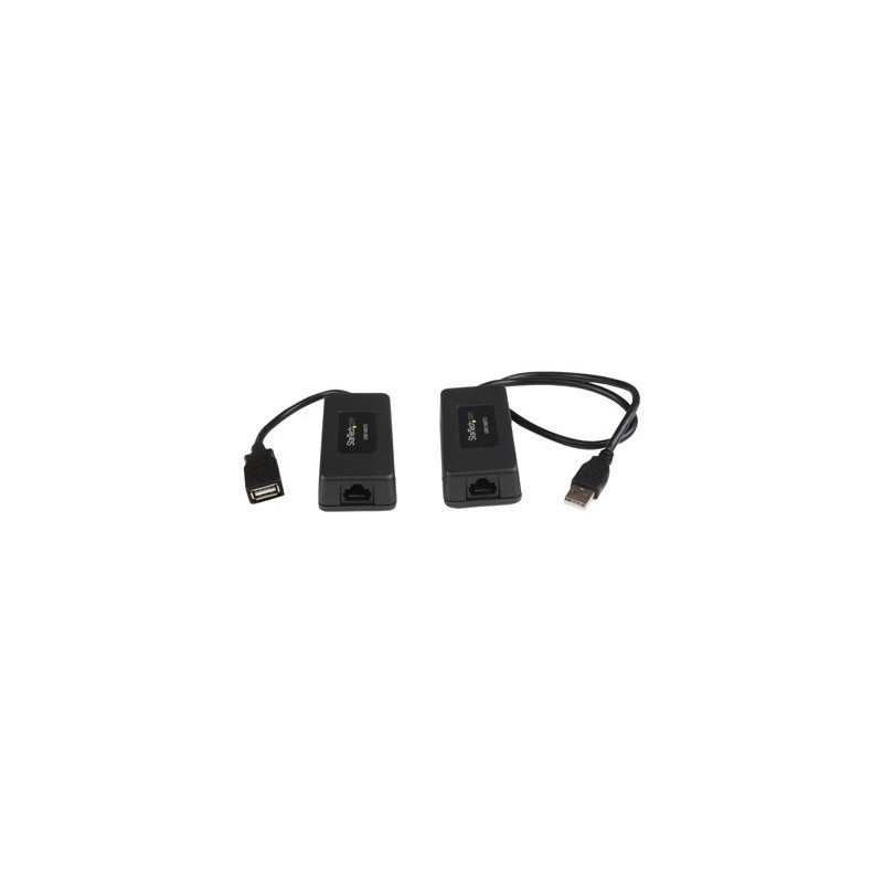 StarTech.com 1-Port USB 1.1 Extender - Up to 131 ft (40 m) over Cat5/Cat6 Extension - Up to 12 Mbps USB 1.1 Ethernet Extender