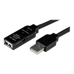 StarTech.com 25m USB 2.0 Active Extension Cable M/F - 25 meter USB A Male to USB A Female USB 2.0 Repeater / Extender Cable
