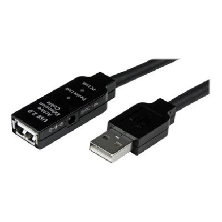 StarTech.com 25m USB 2.0 Active Extension Cable M/F - 25 meter USB A Male to USB A Female USB 2.0 Repeater / Extender Cable