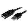 StarTech.com 25m USB 2.0 Active Extension Cable M/F - 25 meter USB A Male to USB A Female USB 2.0 Repeater / Extender Cable