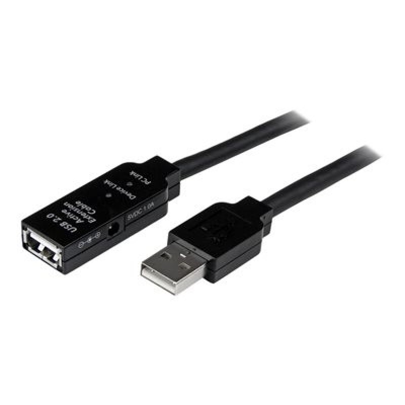 StarTech.com 20m USB 2.0 Active Extension Cable - M/F - USB extension cable - USB (M) to USB (F) - USB 2.0 - 66 ft - active