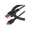 StarTech.com 3ft (1m) Secure Charging Cable, USB-A to USB-C Data Blocker Charge-Only Cable, No-Data Power-Only Charger Cable