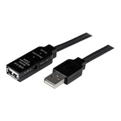 StarTech.com 10m USB 2.0 Active Extension Cable M/F - 10 meter USB 2.0 Repeater / Extender Cable USB A (M) to USB A (F) 10 m