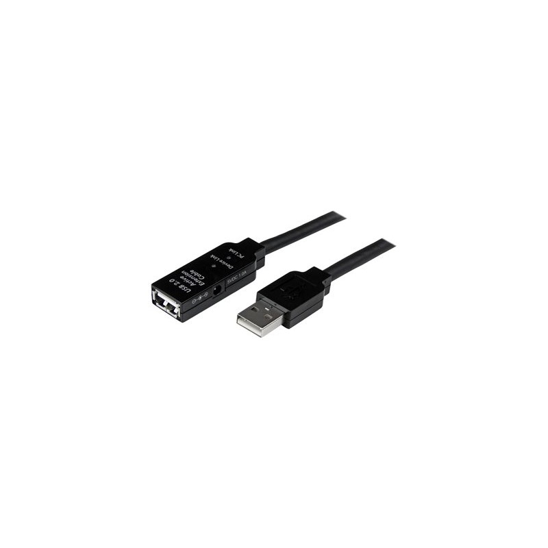 StarTech.com 10m USB 2.0 Active Extension Cable M/F - 10 meter USB 2.0 Repeater / Extender Cable USB A (M) to USB A (F) 10 m