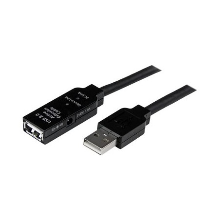 StarTech.com 10m USB 2.0 Active Extension Cable M/F - 10 meter USB 2.0 Repeater / Extender Cable USB A (M) to USB A (F) 10 m