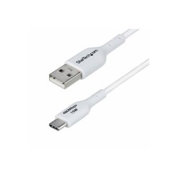 StarTech.com 3ft (1m) White USB-A to USB-C Charging Cable/Cord, M/M - USB kabel - USB (M) do USB-C (M) - USB 2.0 - 3 A - 1 m
