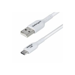 StarTech.com 3m (9.8ft) White USB-A to USB-C Charging Cable/Cord, M/M - USB kabel - USB (M) do USB-C (M) - USB 2.0 - 3 A - 3 m