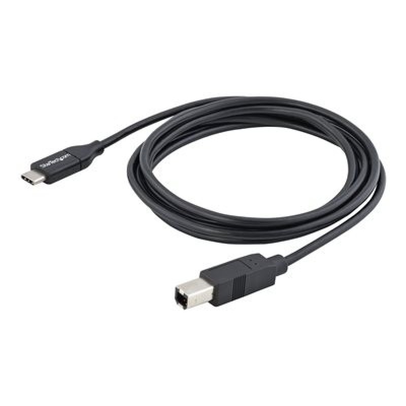 StarTech.com 2m 6ft USB C to USB B Cable - USB 2.0 - USB Type C Printer Cable M/M - USB 2.0 Type-C to Type-B Cable (USB2CB2M)