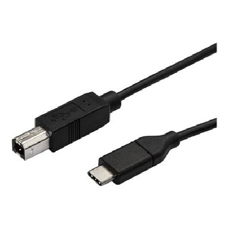 StarTech.com USB C to USB B Printer Cable - 10 ft / 3m - USB C Printer Cable - USB C to USB B Cable - USB Type C to Type B